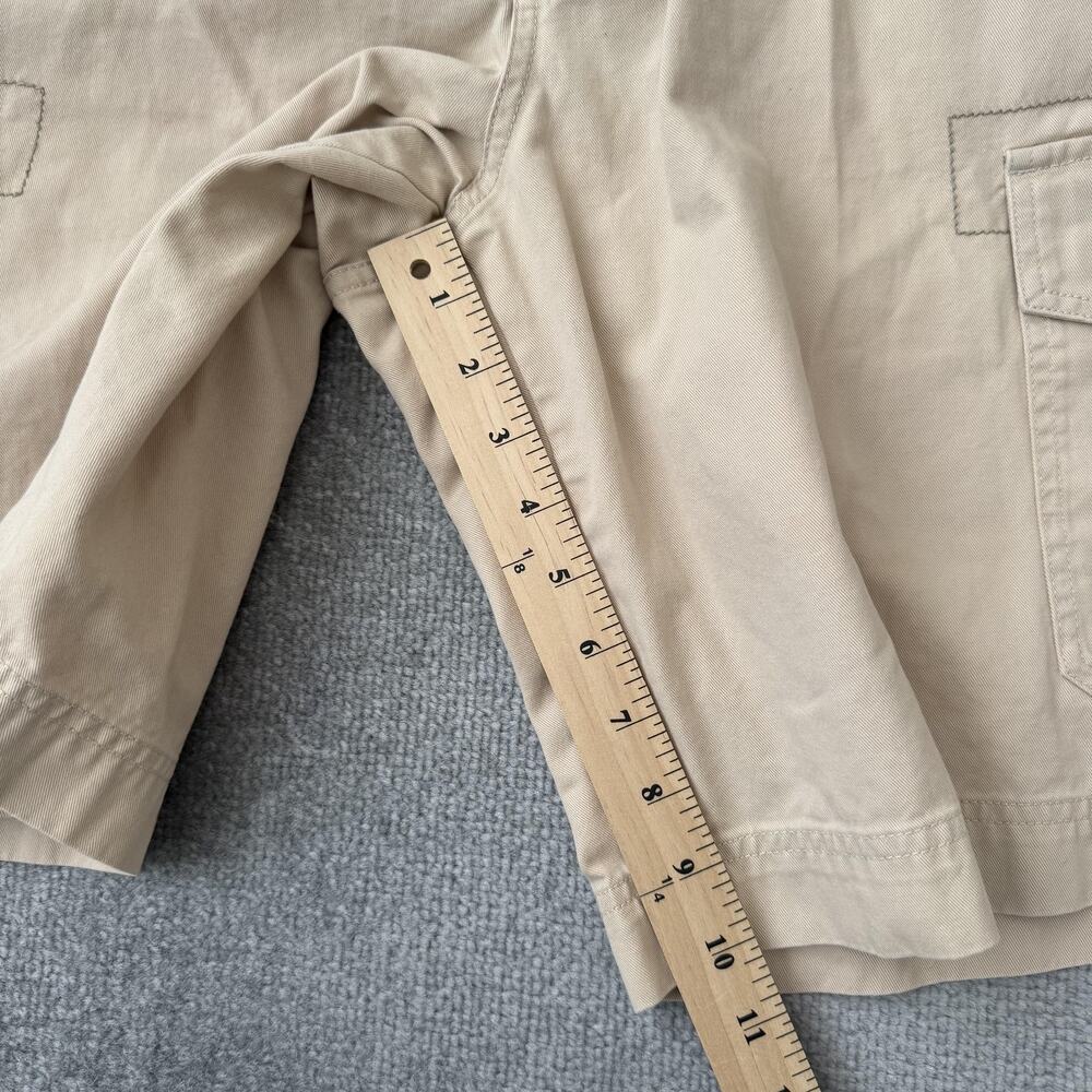 Columbia Cargo Shorts Mens 38 Beige 100% Cotton Utility Outdoor Pockets Casual - Picture 4 of 6